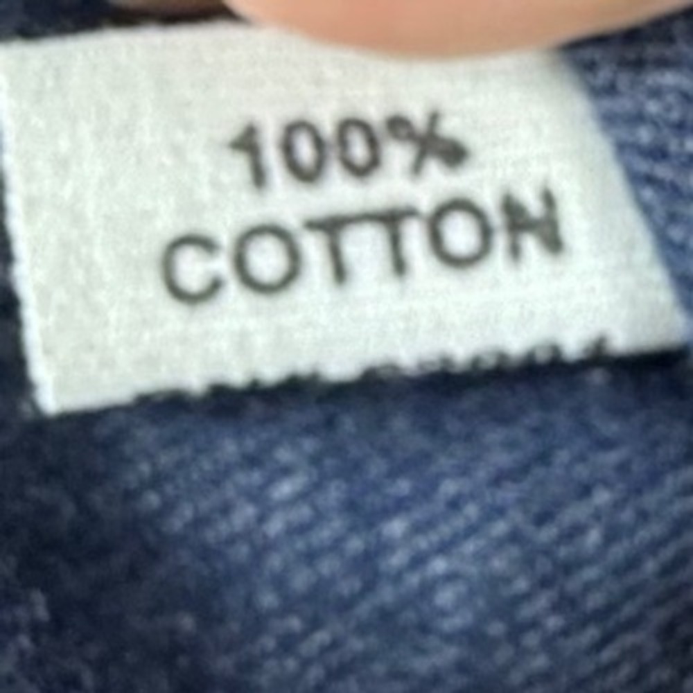California Shirt Co Mens XXL Navy Blue‎ Cotton Button Down Shirt stitch fix nwt - Picture 6 of 9